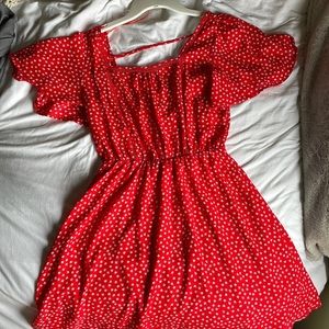 Red Summer Dress - Size Extra Small